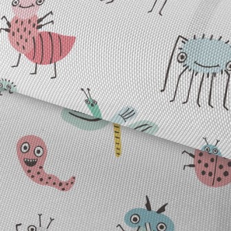Collection Of Funny Insects Waterproof Oxford