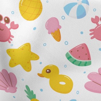 Cute Crab Shell Stretch Ponte