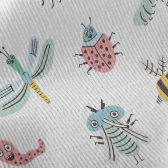 Collection Of Funny Insects Standard Corduroy
