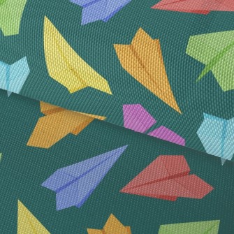 Colorful And Fun Paper Airplan Waterproof Oxford