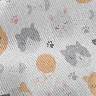 Cute Little Kitten With Eyes C Standard Corduroy