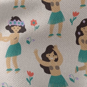 Hawaiian Hula Girl Waterproof Canvas