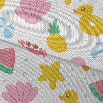 Cute Crab Shell Waterproof Oxford