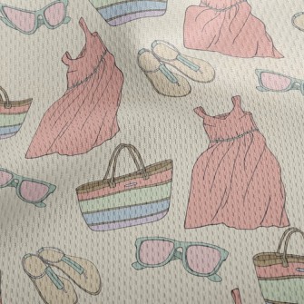 Summer Style Clothing Athletic Mesh Flat Back