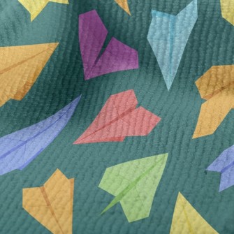 Colorful And Fun Paper Airplan Terry