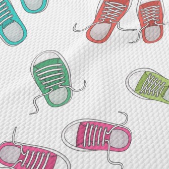 Colorful Sneakers Birdseye Piqué