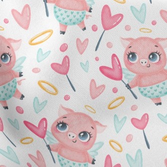 Full Of Love Angel Pig Stretch Ponte