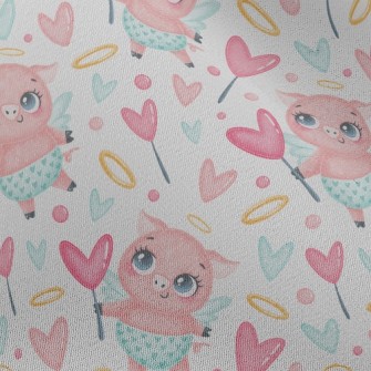 Full Of Love Angel Pig Chiffon