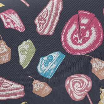 Crayon Doodle Delicious Desser Twill