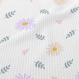 Two Color Daisy Birdseye Piqué