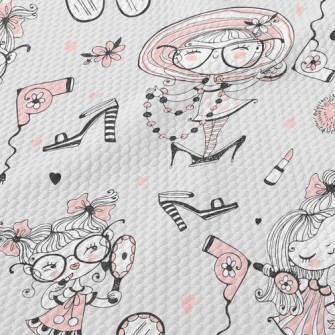 Professional Hair Stylist Birdseye Piqué