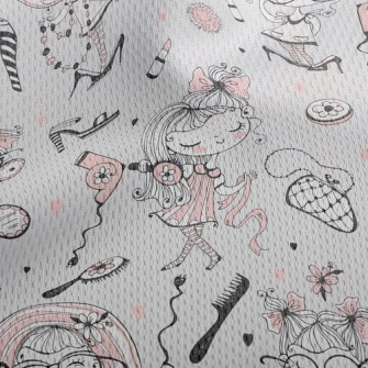 Professional Hair Stylist Athletic Mesh Flat Back