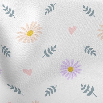 Two Color Daisy Stretch Ponte