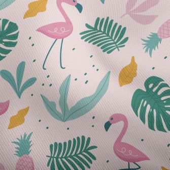 Tropical Island Flamingo Dobby
