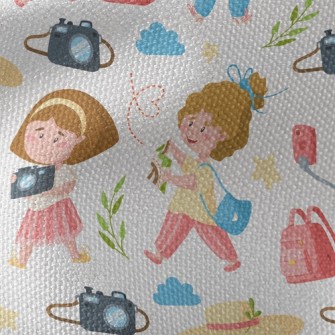 Girls Climbing Adventure Waterproof Canvas