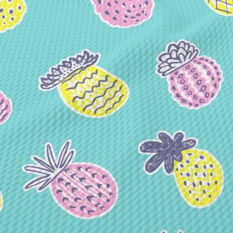 Deformed Line Pineapple Birdseye Piqué