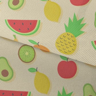 Pineapple Banana Orange Lemon Waterproof Oxford