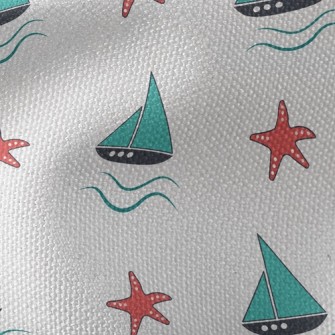 Leisurely Sailing Sailboat Waterproof Canvas