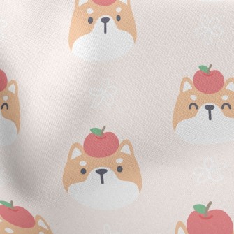 Apple Shiba Inu Stretch Ponte