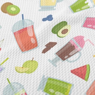 Colorful Comprehensive Juice Birdseye Piqué