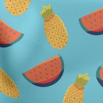 Cool Watermelon And Pineapple Stretch Ponte