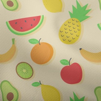 Pineapple Banana Orange Lemon Dobby