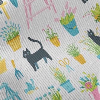 Black Cat Hanging Out In The G Standard Corduroy