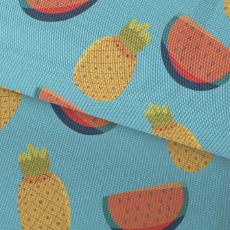Cool Watermelon And Pineapple Waterproof Oxford