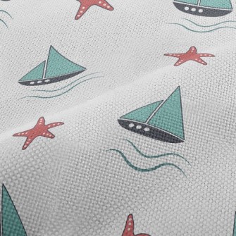 Leisurely Sailing Sailboat Performance Linen