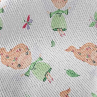 Little Girl With Flower Hair A Standard Corduroy