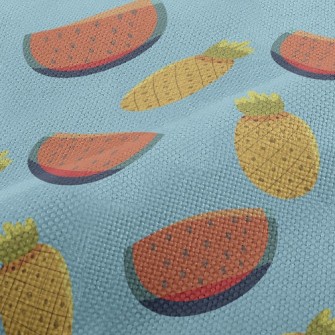 Cool Watermelon And Pineapple Performance Linen