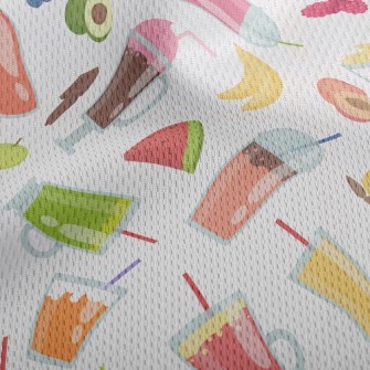 Colorful Comprehensive Juice Athletic Mesh Flat Back