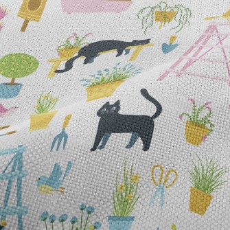 Black Cat Hanging Out In The G Performance Linen