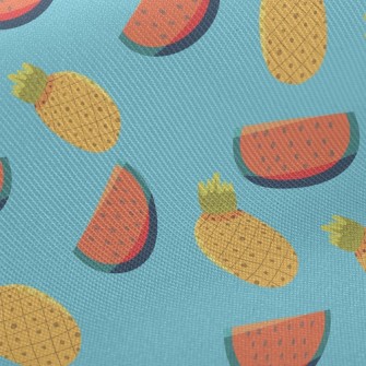Cool Watermelon And Pineapple Twill