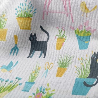 Black Cat Hanging Out In The G Terry