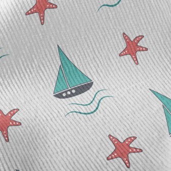 Leisurely Sailing Sailboat Standard Corduroy