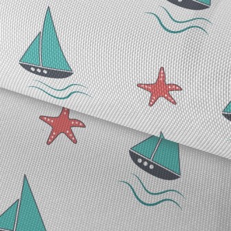 Leisurely Sailing Sailboat Waterproof Oxford