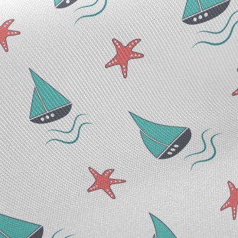Leisurely Sailing Sailboat Twill