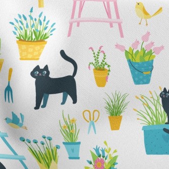 Black Cat Hanging Out In The G Stretch Ponte