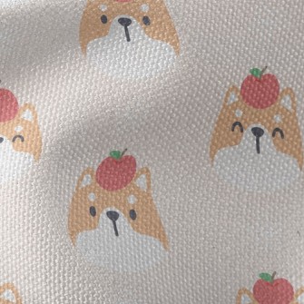 Apple Shiba Inu Waterproof Canvas