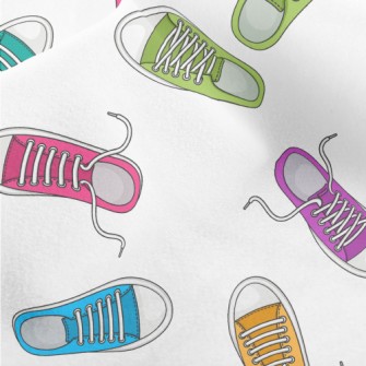 Colorful Sneakers Micro Fleece