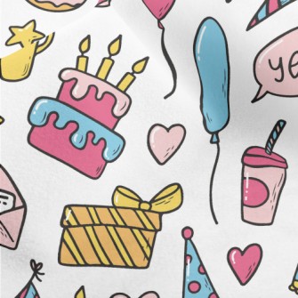 Happy Birthday Party Micro Fleece