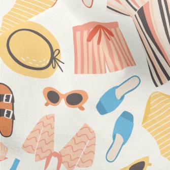 Beach Vacation Dress Micro Fleece