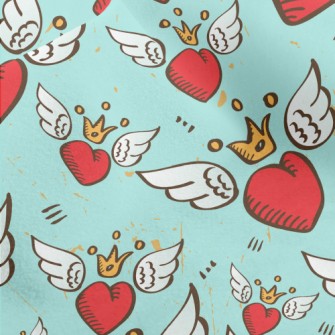 Crown Love Wings Micro Fleece