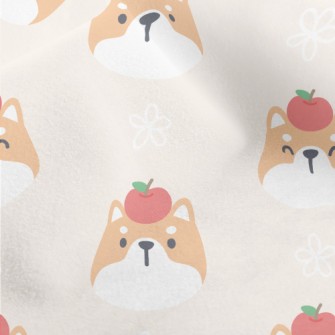 Apple Shiba Inu Micro Fleece