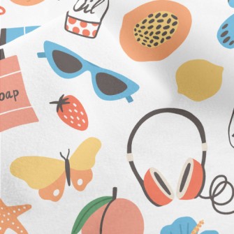 Summer Island Vacation Micro Fleece