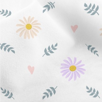 Two Color Daisy Micro Fleece
