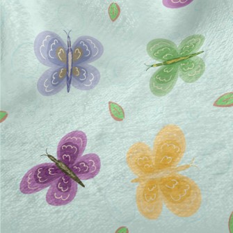 Beautiful Pattern Butterfly Minky