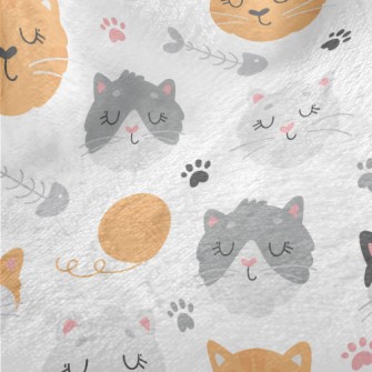 Cute Little Kitten With Eyes C Minky