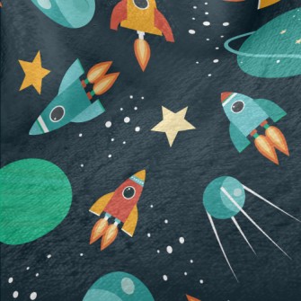 Rocket Travels The Universe Minky